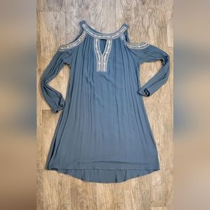 Cold Shoulder Swing Dress